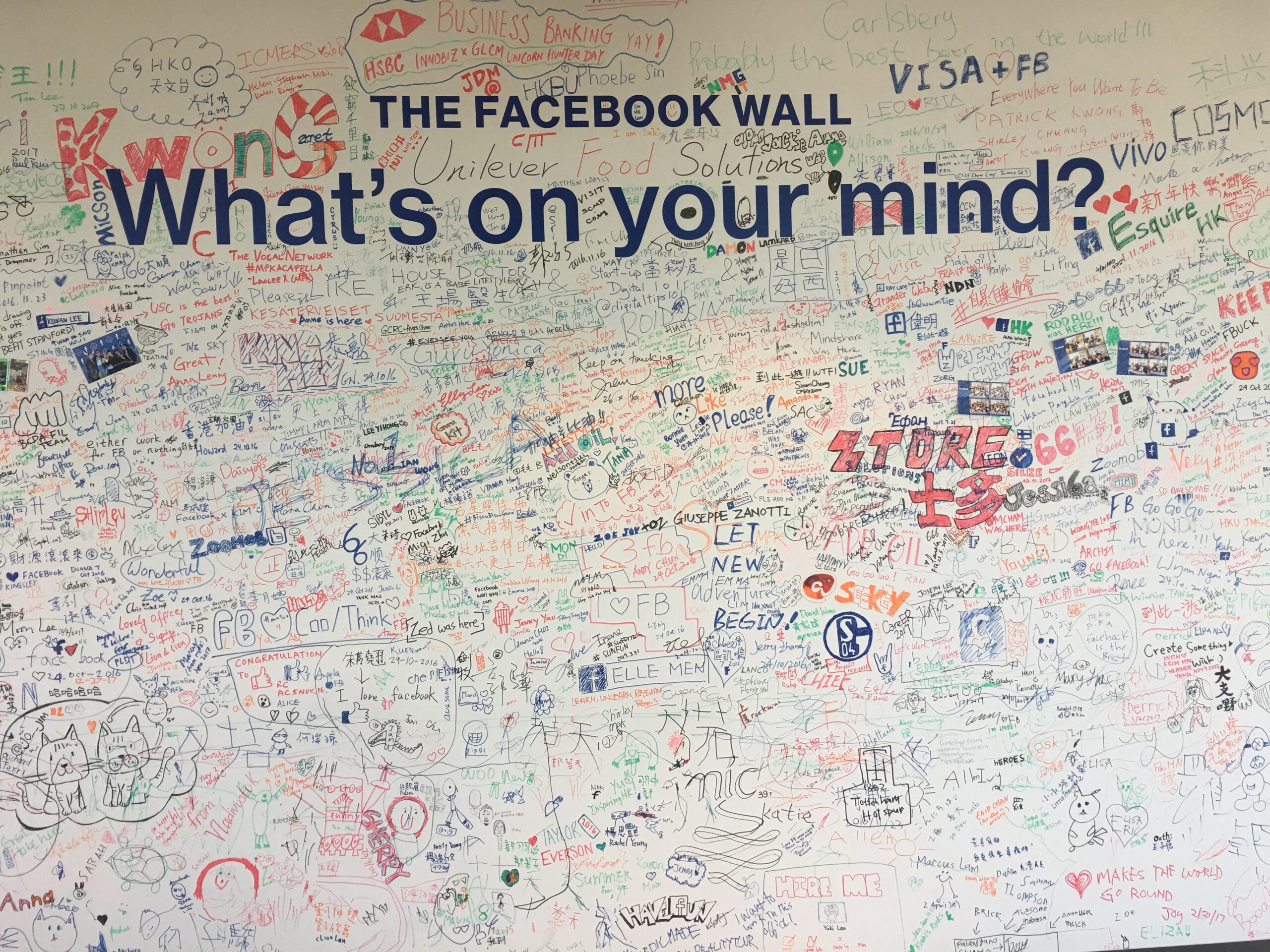 facebook wall